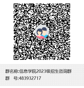 信息學(xué)院2023級(jí)招生咨詢?nèi)喝毫亩S碼