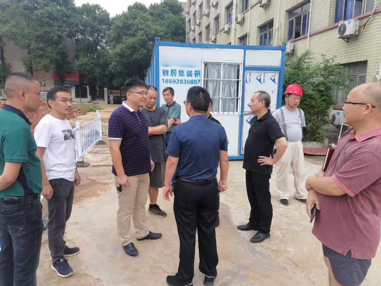 學(xué)校陽光公寓食堂建設(shè)工地