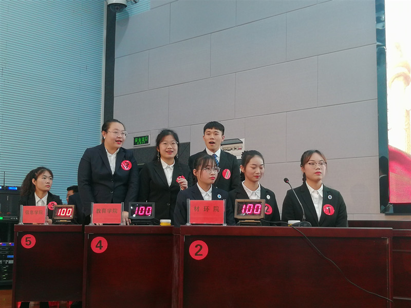 我院學生代表對參加學校決賽