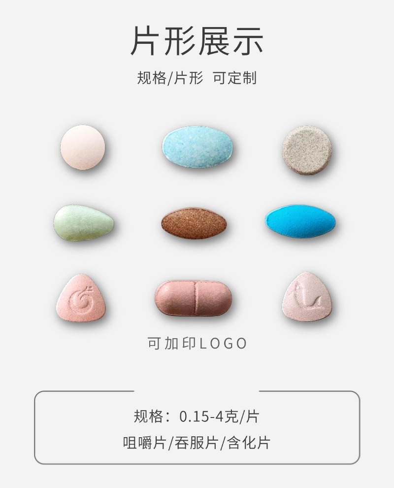 其他壓片產(chǎn)品的劑型展示